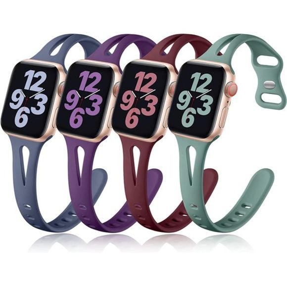 NEW Pack of 4 Stylish Apple Watch Bands - Picture 1 of 5